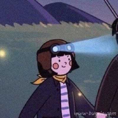 动漫超甜腼腆情头头像图片