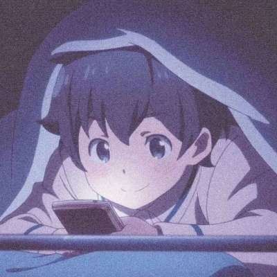 靠在一起睡的情侣头像 不明显图片