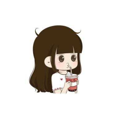 呆萌乖巧的卡通恋人头像图片