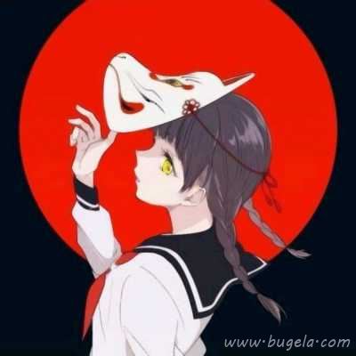 动漫版的红色系情头一男一女头像图片