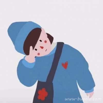 软萌可人的情人卡通头像图片