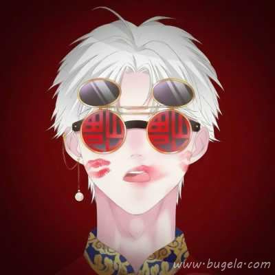 动漫版的红色系情头一男一女头像图片