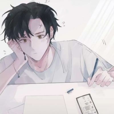 靠在一起睡的情侣头像 不明显图片
