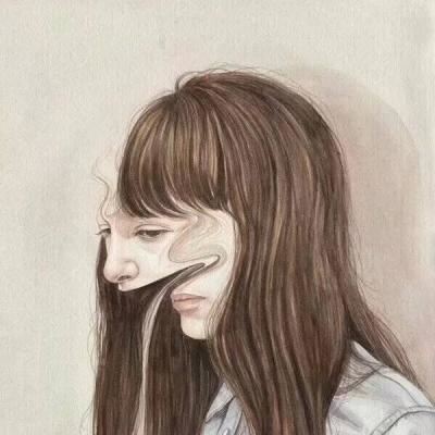 情侣头像亲女生额头动漫 二次元图片