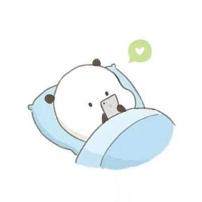 呆萌乖巧的卡通恋人头像图片