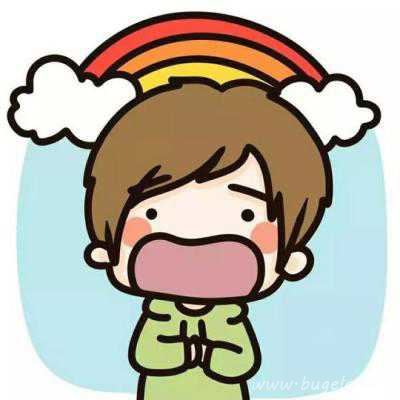 呆萌乖巧的卡通恋人头像图片