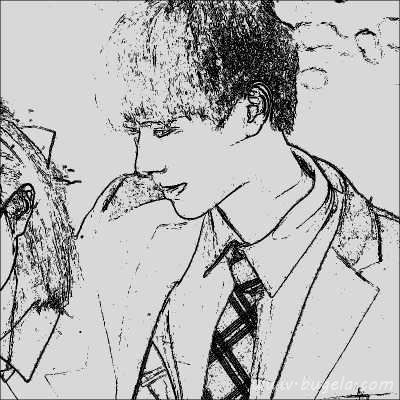 简单动漫情头黑白一对头像图片