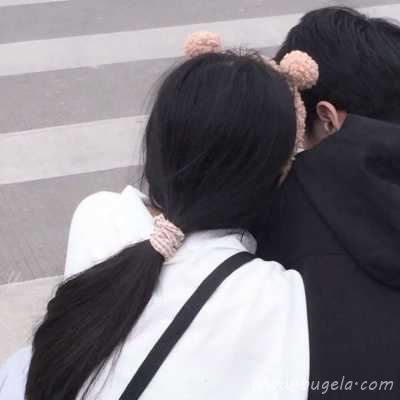 情头真人双人甜美两张头像图片