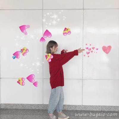 漂亮的情人比心头像图片