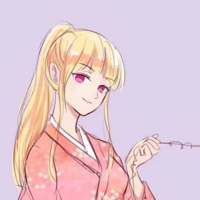 情侣头像亲女生额头动漫 二次元图片