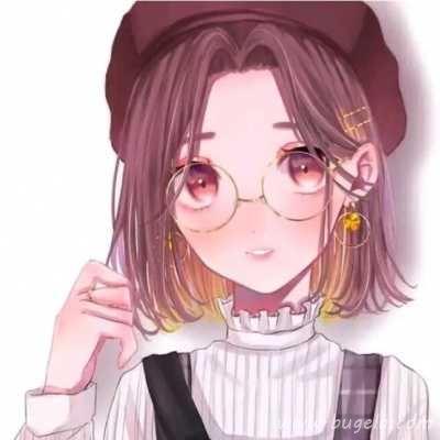 卡通伴侣姐妹一对两张头像图片