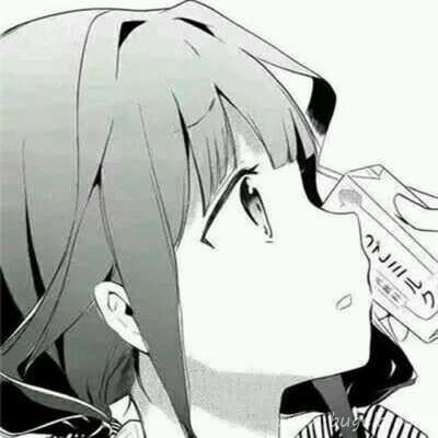 一对两张的微信二次元漫画爱人头像图片