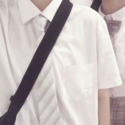 黑色jk情侣头像制服 个性qq情侣头像图片