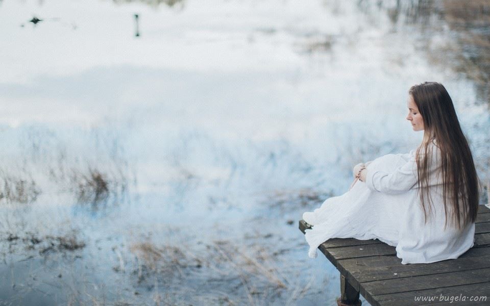 气质美女唯美意境摄影图片壁纸