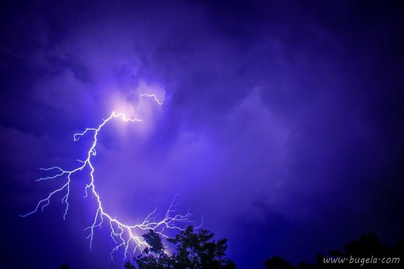 唯美自然界恐怖的闪电风景图片大全