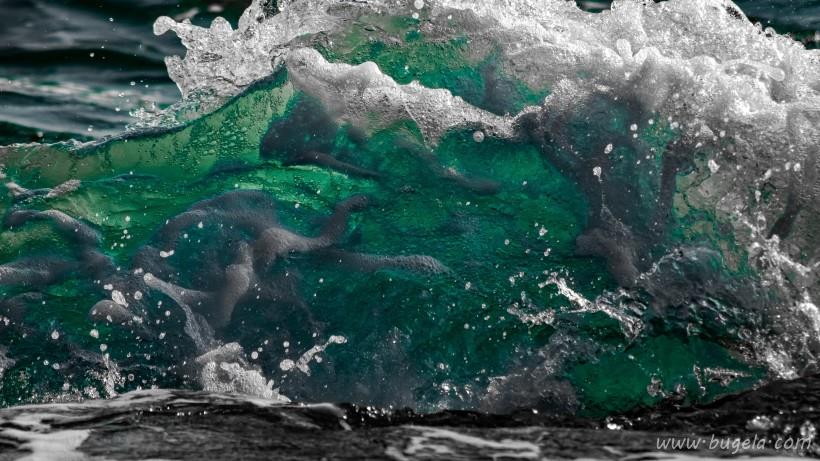 超美波涛汹涌的海浪风景图片大全