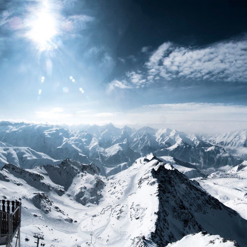 超清阿尔卑斯山景色唯美壁纸全集图片