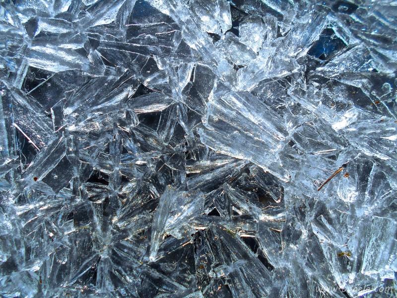 漂亮的冬季透明寒冷的冰晶图片大全