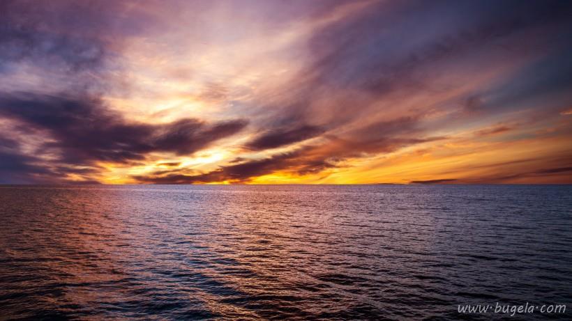 超美海边的晚霞图片大全