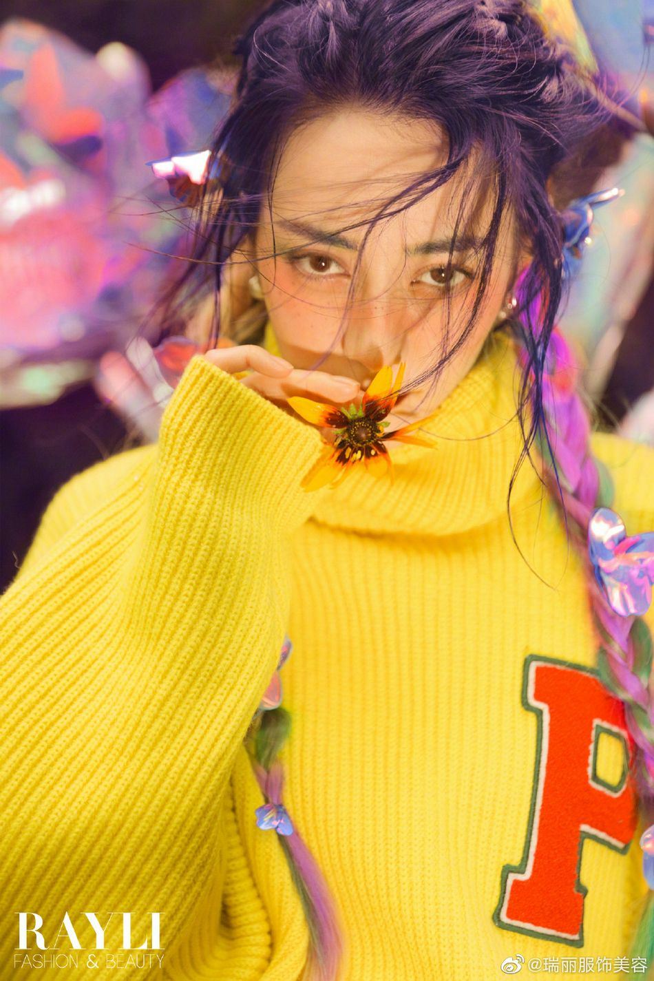 迪丽热巴置身奇幻之境唯美梦幻