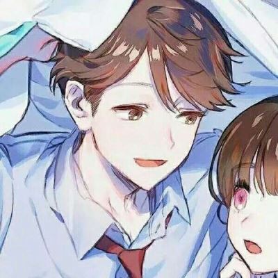 抖音情侣头像和背景 男女动漫图片