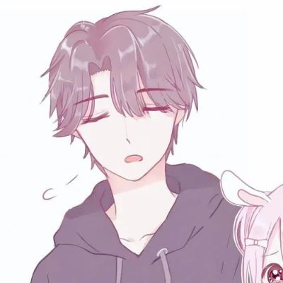 情侣头像小孩扎辫子 微信情侣头像图片
