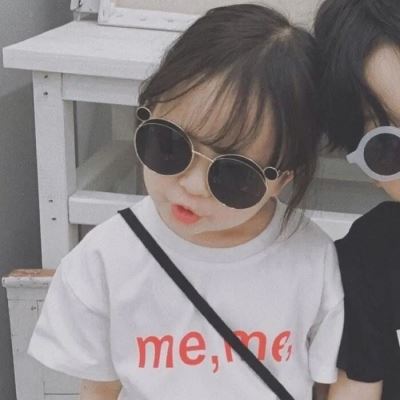 情侣头像小孩扎辫子 微信情侣头像图片