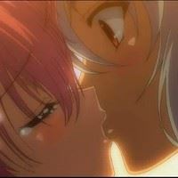 男生抱着女生动漫情侣头像 qq接吻头像图片