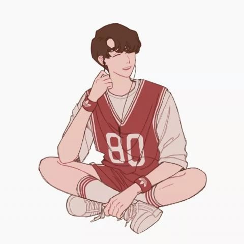 男和男二次元QQ情侣头像 漫画情侣头像图片