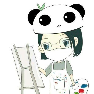 始于初见情侣头像卡通小人踢脚 一对两张配对图片