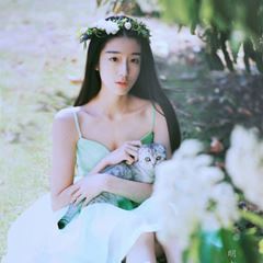 小清新森系美女貌美如花_女生头像_爱扣扣网图片
