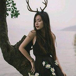 鹿美女的温柔美女心_女生头像_爱扣扣网图片