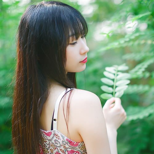 唯美女生背影头像图片