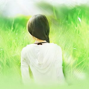唯美女生背影头像图片