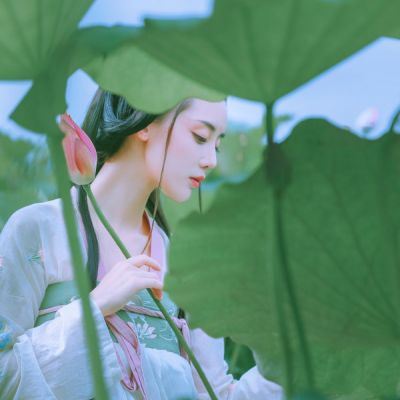 唯美古风头像女生仙气飘飘图片
