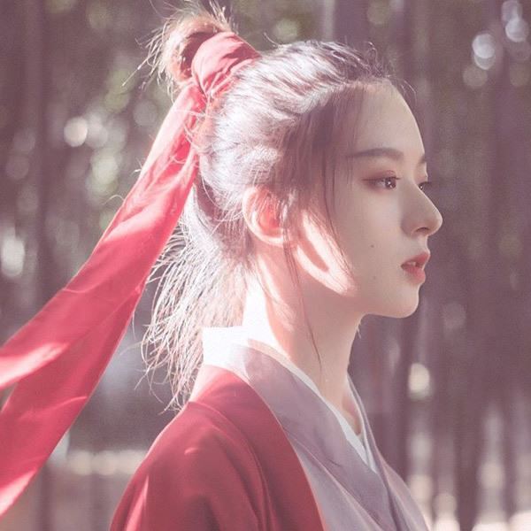 唯美古风头像女生仙气飘飘图片