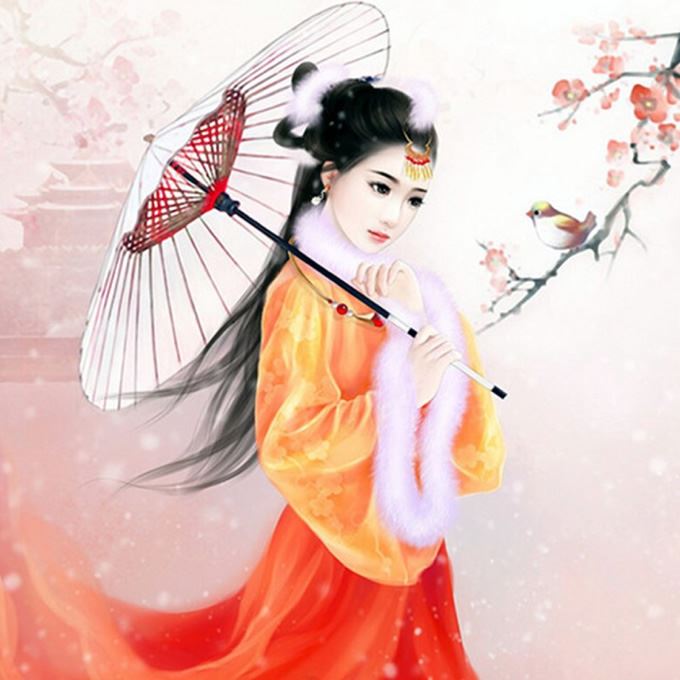 唯美古风头像女生仙气飘飘图片