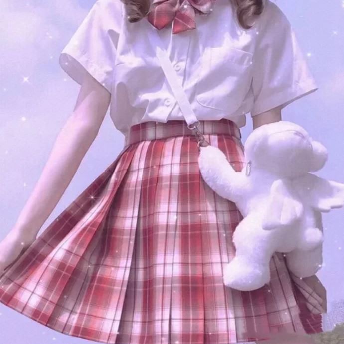 jk制服女生头像图片