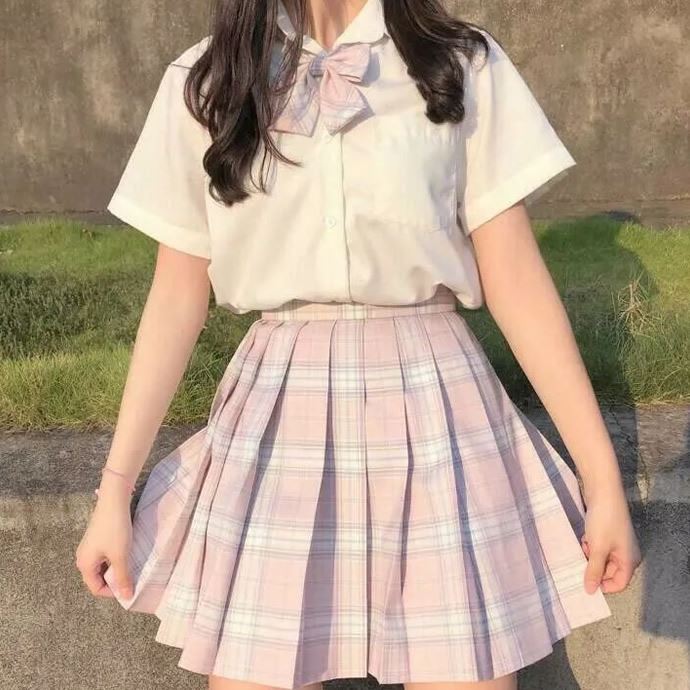 jk制服女生头像图片