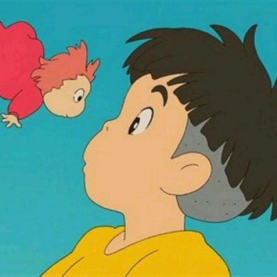 始于初见情侣头像卡通小人踢脚 一对两张配对图片