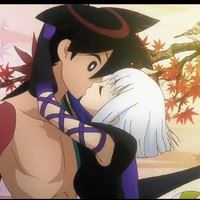 男生抱着女生动漫情侣头像 qq接吻头像图片