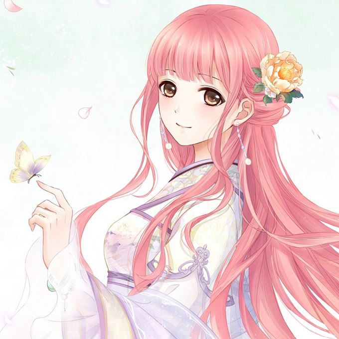 动漫美女头像图片