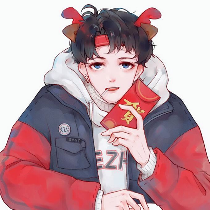 男生二次元动漫头像图片
