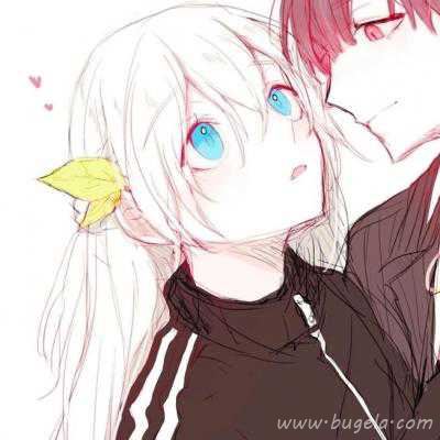 两张一组美丽动漫恋人头像图片