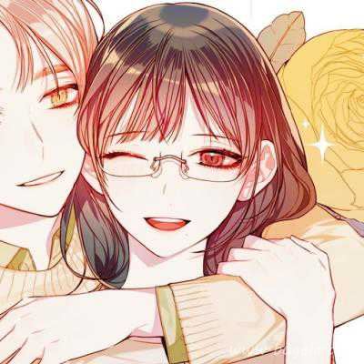 两张一组美丽动漫恋人头像图片