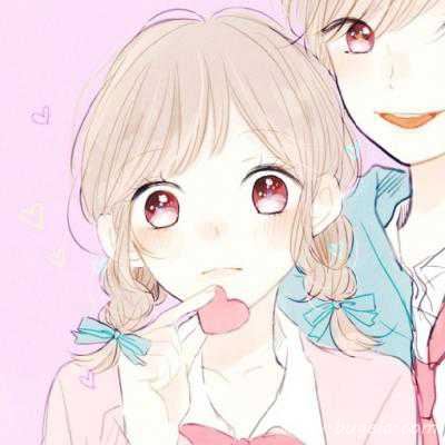 两张一组美丽动漫恋人头像图片