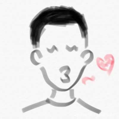 可人伴侣简笔画头像图片