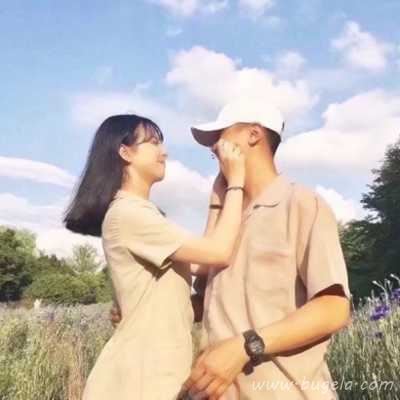 一对两张时髦新潮真人爱人头像图片
