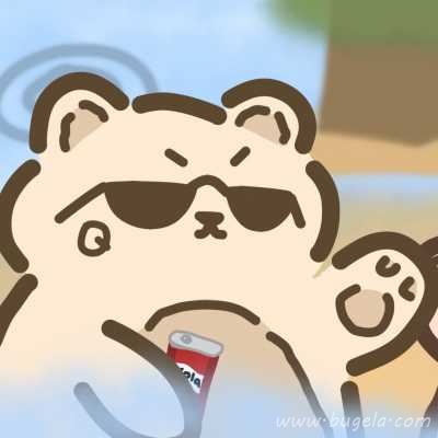 乖巧极简卡通情头头像图片