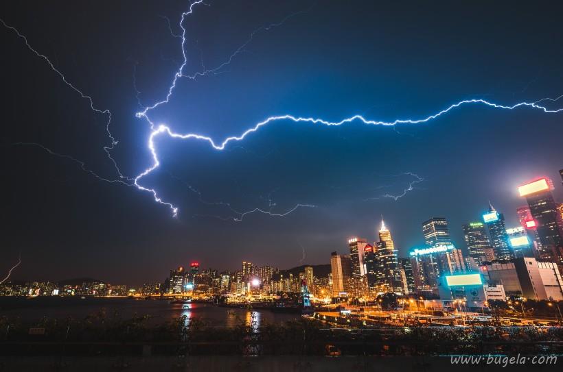 唯美恐怖震撼的雷电风景图片大全